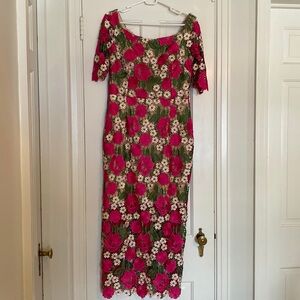 XScape lace floral dress.  Size 12